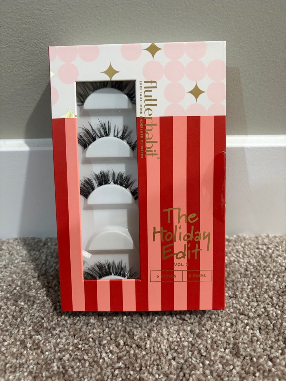 The Holiday Edit Vol.1 False Eyelash Set - Red
